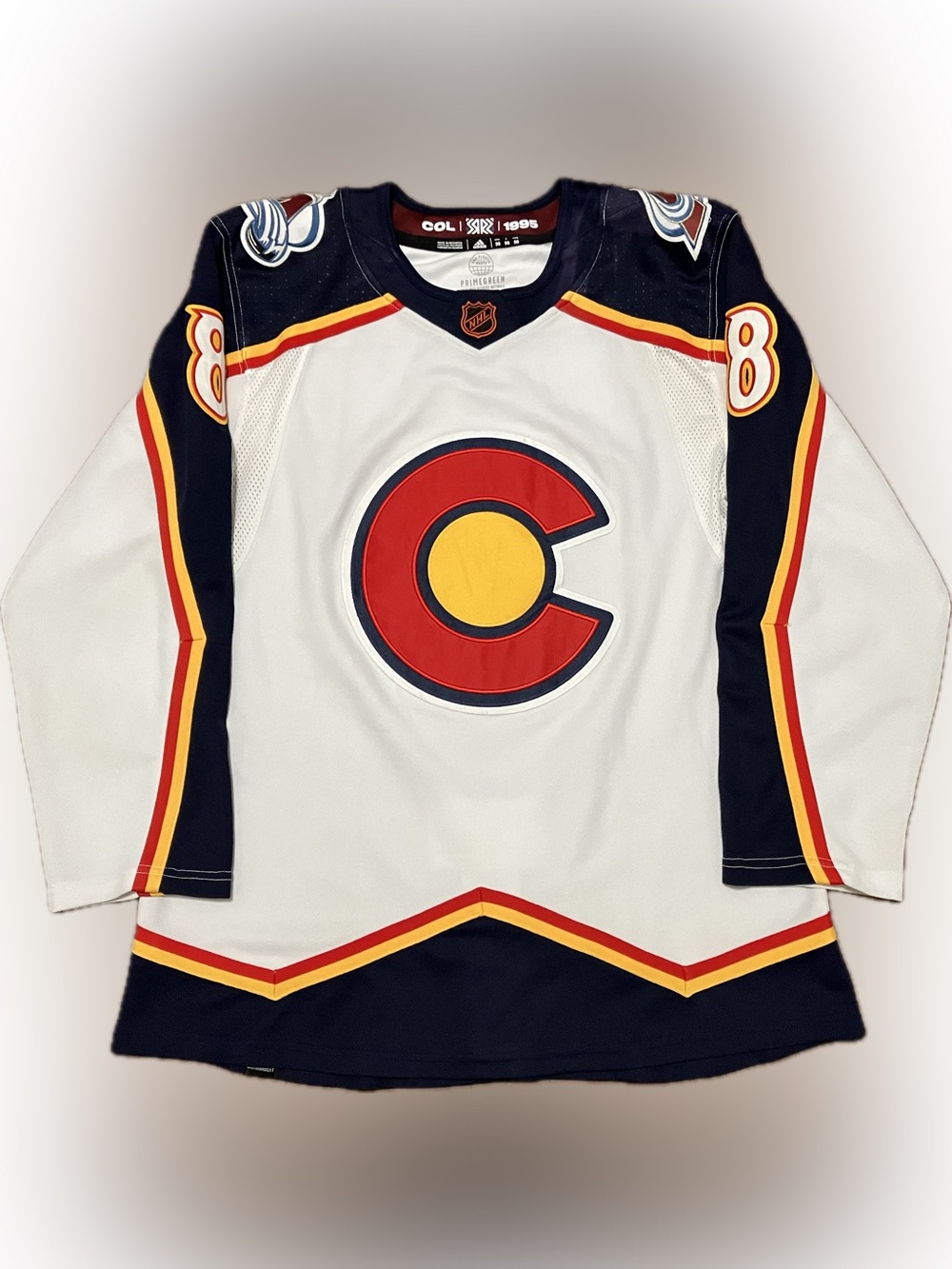 Colorado Avalanche Cale Makar Reverse Retro 2.0 Adidas NHL Hockey Jersey Size 50